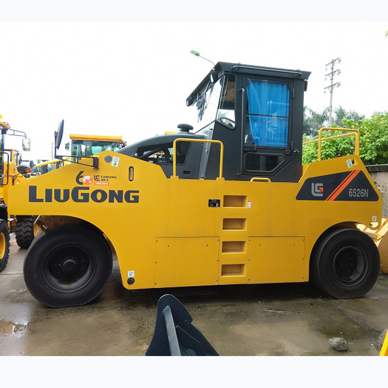 Liugong Official Manufacturer 26t Mechanical Single-Drum Road Roller Clg6526