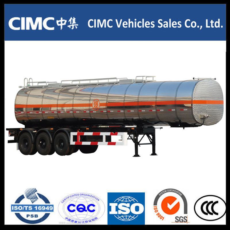 High Quality CIMC Fuel Tank Semi Trailer