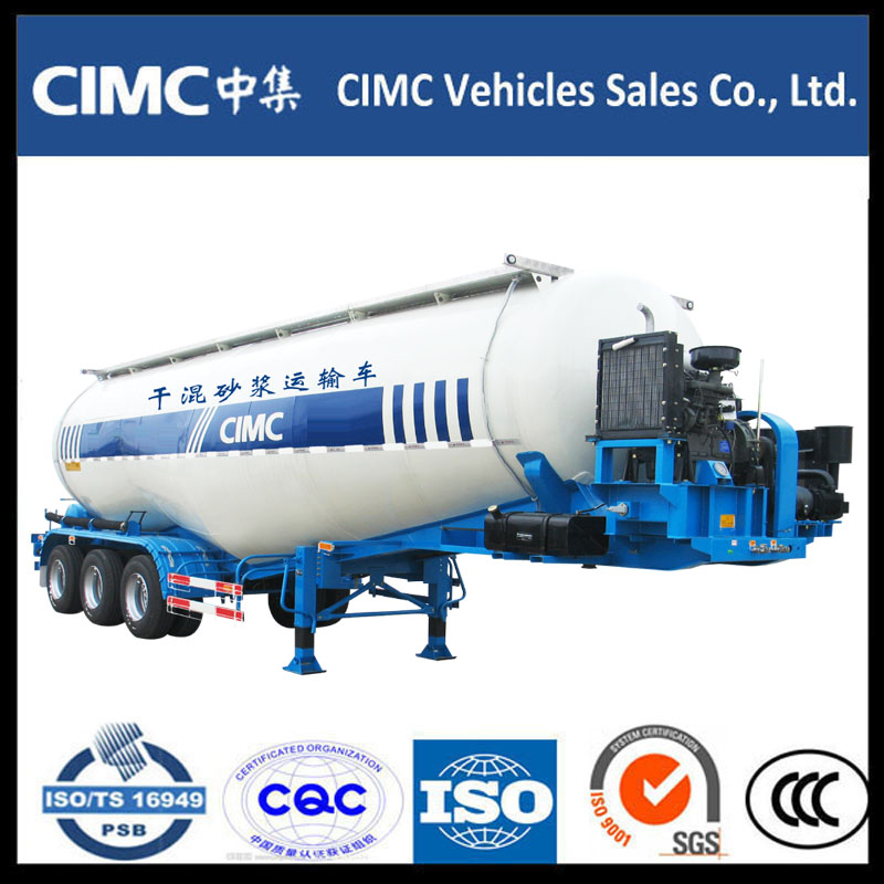 Hot Sale CIMC Bulk Cement Powder Tank Semi Trailer